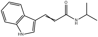 2-PropenaMide, 3-(1H-indol-3-yl)-N-(1-Methylethyl)- Structure