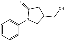 4-(羟甲基) -1-苯基吡咯烷 -2-酮,64320-90-7,结构式