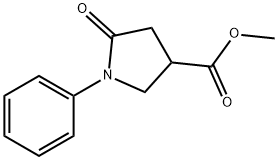 5-氧代-1-苯基吡咯烷-3-羧酸甲酯,64320-92-9,结构式