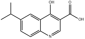 4-Hydroxy -6-isopropylquinoline- 3-carboxylic acid 结构式