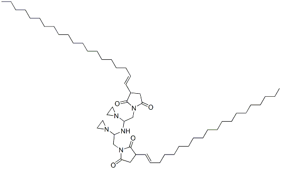 1,1'-[iminobis(ethyleneiminoethylene)]bis[3-(icosenyl)pyrrolidine-2,5-dione] Structure