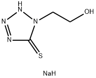 Sodium 1-(2-hydroxyethyl)-1H-tetrazol-5-ylthiolate Struktur