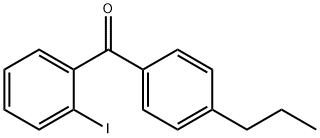 2-IODO-4'-N-PROPYLBENZOPHENONE Structure