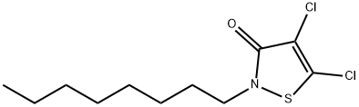 4,5-二氯-N-辛基-4-异噻唑啉-3-酮,64359-81-5,结构式