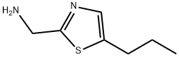 2-Thiazolemethanamine,  5-propyl- Struktur