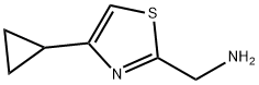 2-Thiazolemethanamine,  4-cyclopropyl- Struktur