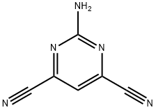 4,6-Pyrimidinedicarbonitrile, 2-amino- (9CI) Structure