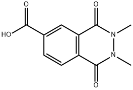 6-Phthalazinecarboxylicacid, 1,2,3,4-tetrahydro-2,3-dimethyl-1,4-dioxo-,64377-78-2,结构式