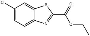 6-CHLORO-2-BENZOTHIAZOLECARBOXYLIC ACID ETHYL ESTER Structure