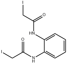 2-iodo-N-[2-[(2-iodoacetyl)amino]phenyl]acetamide,64381-85-7,结构式