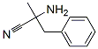 Benzenepropanenitrile,  -alpha--amino--alpha--methyl- 化学構造式