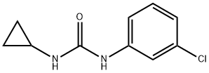 N-(3-chlorophenyl)-N'-cyclopropylurea Struktur