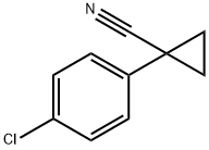 1-(4-氯苯基)-1-环丙甲腈,64399-27-5,结构式