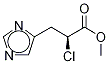 Desamino (αS)-Chloro Histidine Methyl Ester Struktur