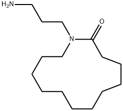 1-(3-Aminopropyl)azacyclotridecan-2-one,64414-61-5,结构式