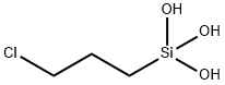 3-クロロプロピルシラントリオール 化学構造式