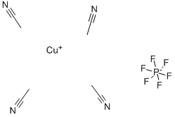 六氟磷酸四乙氰铜,64443-05-6,结构式