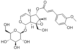 [(1aS)-1a,1bα,2,5aα,6,6aβ-Hexahydro-6α-[(E)-3-(4-hydroxy-3-methoxyphenyl)propenoyloxy]-1aβ-(hydroxymethyl)oxireno[4,5]cyclopenta[1,2-c]pyran-2α-yl]β-D-glucopyranoside