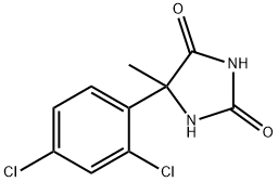 5-(2,4-dichlorophenyl)-5-methyl-hydantoi,64464-19-3,结构式