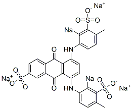 6449-18-9 5,8-Bis[(4-methyl-2-sodiosulfophenyl)amino]-9,10-dihydro-9,10-dioxoanthracene-2-sulfonic acid sodium salt