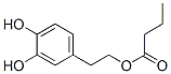 Butanoic acid, 2-(3,4-dihydroxyphenyl)ethyl ester (9CI) Structure