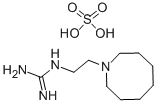 单硫酸胍乙啶, 645-43-2, 结构式