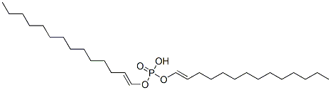 ditetradecenyl hydrogen phosphate 化学構造式