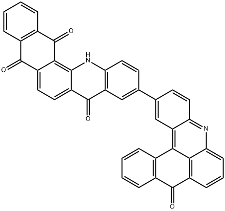 10-(9-Oxo-9H-naphth(3,2,1-kl)acridin-2-yl)naphth(2,3-c)acridine-5,8,14 (13H)-trione,6451-09-8,结构式