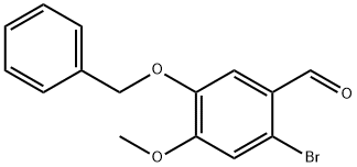2-Bromo-4-methoxy-5-(benzyloxy)benzaldehyde Struktur