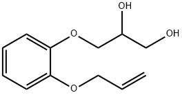 3-[2-(Allyloxy)phenoxy]-1,2-propanediol 结构式