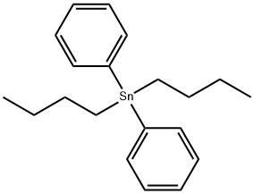 二丁基二苯基锡,6452-61-5,结构式