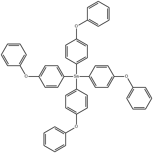 Tetrakis(p-phenoxyphenyl)stannane 结构式