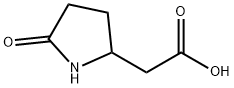 (5-オキソ-2-ピロリジニル)酢酸 化学構造式