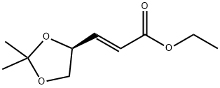 ETHYL (S)-(+)-3-(2,2-DIMETHYL-1,3-DIOXOLAN-4-YL)-2-PROPENOATE|(S)-(+)-3-(2,2-二甲基-1,3-二氧杂环戊烷-4-基)-2-丙烯酸乙酯,主要为反式