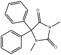 1,3-Dimethyl-5,5-diphenylimidazolidine-2,4-dione,6456-01-5,结构式