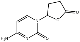 4-amino-1-(5-oxooxolan-2-yl)pyrimidin-2-one Structure