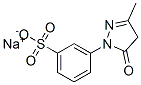 3-(3-Methyl-5-oxo-2-pyrazolin-1-yl)benzenesulfonic acid sodium salt,64577-37-3,结构式