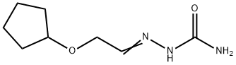 Hydrazinecarboxamide, 2-[2-(cyclopentyloxy)ethylidene]- (9CI) 化学構造式