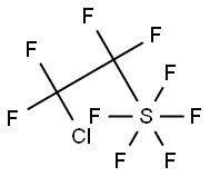 2-CHLOROTETRAFLUOROETHYLSULPHURPENTAFLUORIDE,646-63-9,结构式