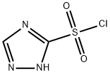 2H-1,2,4-三唑-3-磺酰氯, 6461-29-6, 结构式