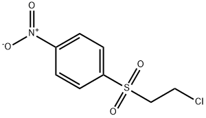 1-(2-chloroethylsulfonyl)-4-nitro-benzene Struktur