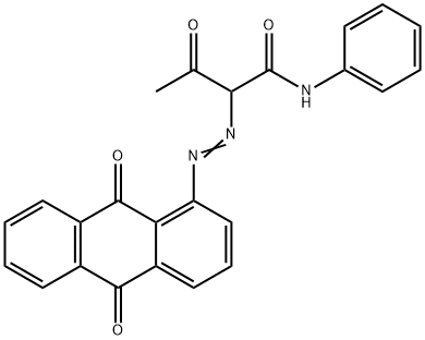 2-[(9,10-dihydro-9,10-dioxo-1-anthryl)azo]-3-oxo-N-phenylbutyramide Structure