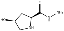 L-Proline, 4-hydroxy-, hydrazide, trans- (9CI),64616-75-7,结构式