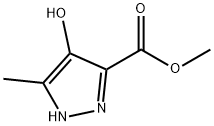 1H-Pyrazole-3-carboxylic  acid,  4-hydroxy-5-methyl-,  methyl  ester Structure