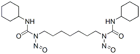 3-cyclohexyl-1-[7-(cyclohexylcarbamoyl-nitroso-amino)heptyl]-1-nitroso -urea,64624-65-3,结构式