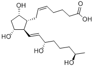 19(R)-HYDROXY PROSTAGLANDIN F2ALPHA 化学構造式