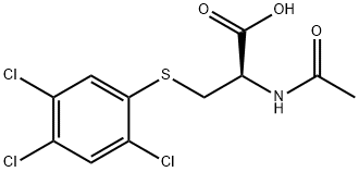N-acetyl-S-(trichlorophenyl)cysteine,64636-24-4,结构式