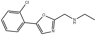 2-Ethylaminomethyl-5-(2-chlorophenyl)oxazole Structure