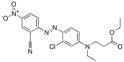 6464-90-0 ethyl N-[3-chloro-4-[(2-cyano-4-nitrophenyl)azo]phenyl]-N-ethyl-beta-alaninate 