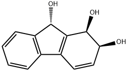 1H-Fluorene-1,2,9-triol, 2,9-dihydro-, (1R,2S,9S)- (9CI),646507-15-5,结构式